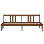 Estructura cama madera maciza marrón miel Super King 180x200 cm de vidaXL, Camas y somieres - Ref: Foro24-814902, Precio: 135...