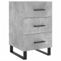 Concrete gray engineered wood bedside table 40x40x66 cm by vidaXL, Nightstands - Ref: Foro24-827688, Price: 65,44 €, Discount: %