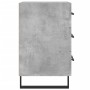 Concrete gray engineered wood bedside table 40x40x66 cm by vidaXL, Nightstands - Ref: Foro24-827688, Price: 65,44 €, Discount: %