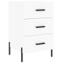 White engineered wood bedside table 40x40x66 cm by vidaXL, Nightstands - Ref: Foro24-827668, Price: 68,74 €, Discount: %