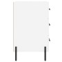 White engineered wood bedside table 40x40x66 cm by vidaXL, Nightstands - Ref: Foro24-827668, Price: 68,74 €, Discount: %