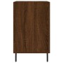 Mesita de noche madera de ingeniería marrón roble 40x40x66 cm de vidaXL, Mesitas de noche - Ref: Foro24-827683, Precio: 65,44...