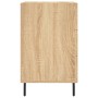 Mesita de noche madera de ingeniería roble Sonoma 40x40x66 cm de vidaXL, Mesitas de noche - Ref: Foro24-827679, Precio: 45,41...