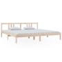 Solid wood bed frame 200x200 cm by vidaXL, Beds and slatted bases - Ref: Foro24-814904, Price: 118,99 €, Discount: %