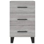 Bedside table made of gray Sonoma engineered wood, 40x40x66 cm. by vidaXL, Nightstands - Ref: Foro24-827690, Price: 67,59 €, ...