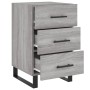 Mesita de noche madera de ingeniería gris Sonoma 40x40x66 cm de vidaXL, Mesitas de noche - Ref: Foro24-827690, Precio: 67,59 ...