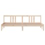 Solid wood bed frame 200x200 cm by vidaXL, Beds and slatted bases - Ref: Foro24-814904, Price: 118,99 €, Discount: %