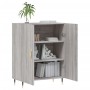 Sonoma gray engineered wood sideboard 69.5x34x90 cm by vidaXL, Sideboards - Ref: Foro24-827706, Price: 77,77 €, Discount: %