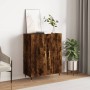 Smoked oak engineered wood sideboard 69.5x34x90 cm by vidaXL, Sideboards - Ref: Foro24-827705, Price: 72,90 €, Discount: %