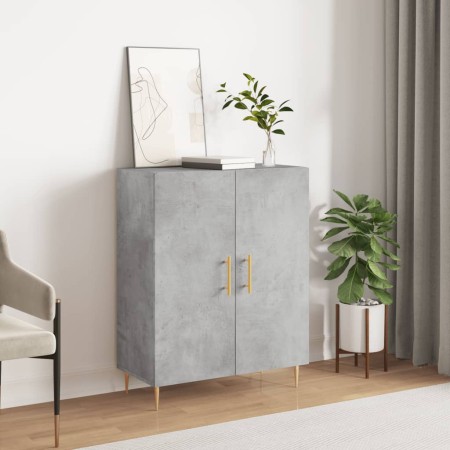 Concrete gray engineered wood sideboard 69.5x34x90 cm by vidaXL, Sideboards - Ref: Foro24-827712, Price: 78,06 €, Discount: %