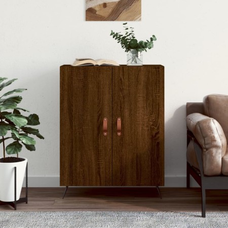 Engineered wood brown oak sideboard 69.5x34x90 cm by vidaXL, Sideboards - Ref: Foro24-827699, Price: 85,99 €, Discount: %