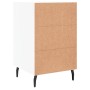 White engineered wood bedside table 40x40x66 cm by vidaXL, Nightstands - Ref: Foro24-827676, Price: 65,44 €, Discount: %