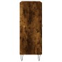 Aparador de madera de ingeniería roble ahumado 69,5x34x90 cm de vidaXL, Aparadores - Ref: Foro24-827721, Precio: 72,02 €, Des...