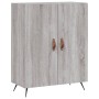 Aparador de madera de ingeniería gris Sonoma 69,5x34x90 cm de vidaXL, Aparadores - Ref: Foro24-827698, Precio: 85,51 €, Descu...