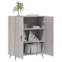 Aparador de madera de ingeniería gris Sonoma 69,5x34x90 cm de vidaXL, Aparadores - Ref: Foro24-827698, Precio: 85,51 €, Descu...