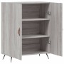 Aparador de madera de ingeniería gris Sonoma 69,5x34x90 cm de vidaXL, Aparadores - Ref: Foro24-827698, Precio: 85,51 €, Descu...