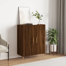 Engineered wood brown oak sideboard 69.5x34x90 cm by vidaXL, Sideboards - Ref: Foro24-827715, Price: 86,66 €, Discount: %