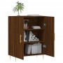 Aparador de madera de ingeniería marrón roble 69,5x34x90 cm de vidaXL, Aparadores - Ref: Foro24-827715, Precio: 93,81 €, Desc...