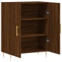 Aparador de madera de ingeniería marrón roble 69,5x34x90 cm de vidaXL, Aparadores - Ref: Foro24-827715, Precio: 86,66 €, Desc...