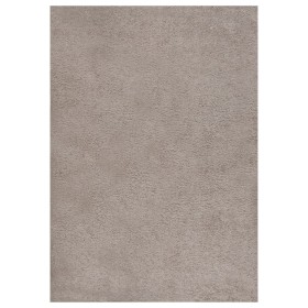 Alfombra de pelo largo beige 140x200 cm de vidaXL, Alfombras - Ref: Foro24-342143, Precio: 64,99 €, Descuento: %