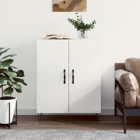 Glossy white plywood sideboard 69.5x34x90 cm by vidaXL, Sideboards - Ref: Foro24-827718, Price: 78,99 €, Discount: %