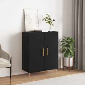 Black engineered wood sideboard 69.5x34x90 cm by vidaXL, Sideboards - Ref: Foro24-827709, Price: 88,04 €, Discount: %