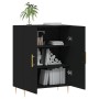 Aparador de madera de ingeniería negro 69,5x34x90 cm de vidaXL, Aparadores - Ref: Foro24-827709, Precio: 87,94 €, Descuento: %