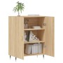 Aparador de madera de ingeniería roble Sonoma 69,5x34x90 cm de vidaXL, Aparadores - Ref: Foro24-827703, Precio: 73,59 €, Desc...