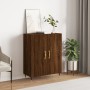 Engineered wood brown oak sideboard 69.5x34x90 cm by vidaXL, Sideboards - Ref: Foro24-827707, Price: 75,58 €, Discount: %