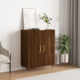 Engineered wood brown oak sideboard 69.5x34x90 cm by vidaXL, Sideboards - Ref: Foro24-827707, Price: 75,99 €, Discount: %