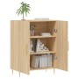 Aparador de madera de ingeniería roble Sonoma 69,5x34x90 cm de vidaXL, Aparadores - Ref: Foro24-827711, Precio: 83,97 €, Desc...