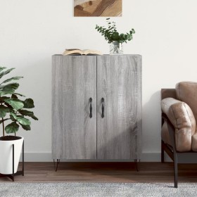 Engineered wood sideboard in Sonoma grey, 69.5x34x90 cm by vidaXL, Sideboards - Ref: Foro24-827722, Price: 74,99 €, Discount: %