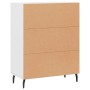 Weißes Sideboard aus Holzwerkstoff, 69,5 x 34 x 90 cm von vidaXL, Sideboards - Ref: Foro24-827740, Preis: 84,29 €, Rabatt: %