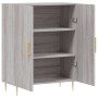 Aparador de madera de ingeniería gris Sonoma 69,5x34x90 cm de vidaXL, Aparadores - Ref: Foro24-827714, Precio: 86,58 €, Descu...