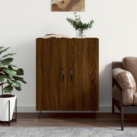 Oak brown engineered wood sideboard 69.5x34x90 cm by vidaXL, Sideboards - Ref: Foro24-827723, Price: 73,99 €, Discount: %