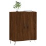 Aparador de madera de ingeniería marrón roble 69,5x34x90 cm de vidaXL, Aparadores - Ref: Foro24-827723, Precio: 73,99 €, Desc...