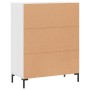 White engineered wood sideboard 69.5x34x90 cm by vidaXL, Sideboards - Ref: Foro24-827724, Price: 84,68 €, Discount: %