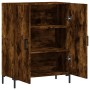 Smoked oak engineered wood sideboard 69.5x34x90 cm by vidaXL, Sideboards - Ref: Foro24-827729, Price: 87,39 €, Discount: %