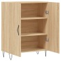 Aparador de madera de ingeniería roble Sonoma 69,5x34x90 cm de vidaXL, Aparadores - Ref: Foro24-827719, Precio: 72,58 €, Desc...