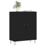 Engineered wood black sideboard 69.5x34x90 cm by vidaXL, Sideboards - Ref: Foro24-827717, Price: 69,65 €, Discount: %