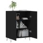 Engineered wood black sideboard 69.5x34x90 cm by vidaXL, Sideboards - Ref: Foro24-827717, Price: 69,65 €, Discount: %