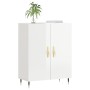 Glossy white plywood sideboard 69.5x34x90 cm by vidaXL, Sideboards - Ref: Foro24-827702, Price: 82,43 €, Discount: %