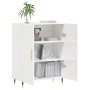 Glossy white plywood sideboard 69.5x34x90 cm by vidaXL, Sideboards - Ref: Foro24-827702, Price: 82,43 €, Discount: %