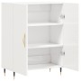 Glossy white plywood sideboard 69.5x34x90 cm by vidaXL, Sideboards - Ref: Foro24-827702, Price: 82,43 €, Discount: %