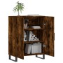 Aparador de madera de ingeniería roble ahumado 69,5x34x90 cm de vidaXL, Aparadores - Ref: Foro24-827753, Precio: 100,54 €, De...