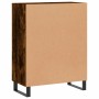 Aparador de madera de ingeniería roble ahumado 69,5x34x90 cm de vidaXL, Aparadores - Ref: Foro24-827753, Precio: 100,54 €, De...