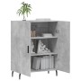 Aparador de madera de ingeniería gris hormigón 69,5x34x90 cm de vidaXL, Aparadores - Ref: Foro24-827744, Precio: 81,63 €, Des...