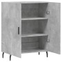 Aparador de madera de ingeniería gris hormigón 69,5x34x90 cm de vidaXL, Aparadores - Ref: Foro24-827744, Precio: 81,63 €, Des...