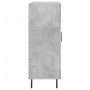 Aparador de madera de ingeniería gris hormigón 69,5x34x90 cm de vidaXL, Aparadores - Ref: Foro24-827744, Precio: 81,63 €, Des...