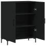 Aparador de madera de ingeniería negro 69,5x34x90 cm de vidaXL, Aparadores - Ref: Foro24-827725, Precio: 84,99 €, Descuento: %